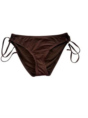 Kona Sol Women's Brown Tie-Side Bikini Bottom Size S